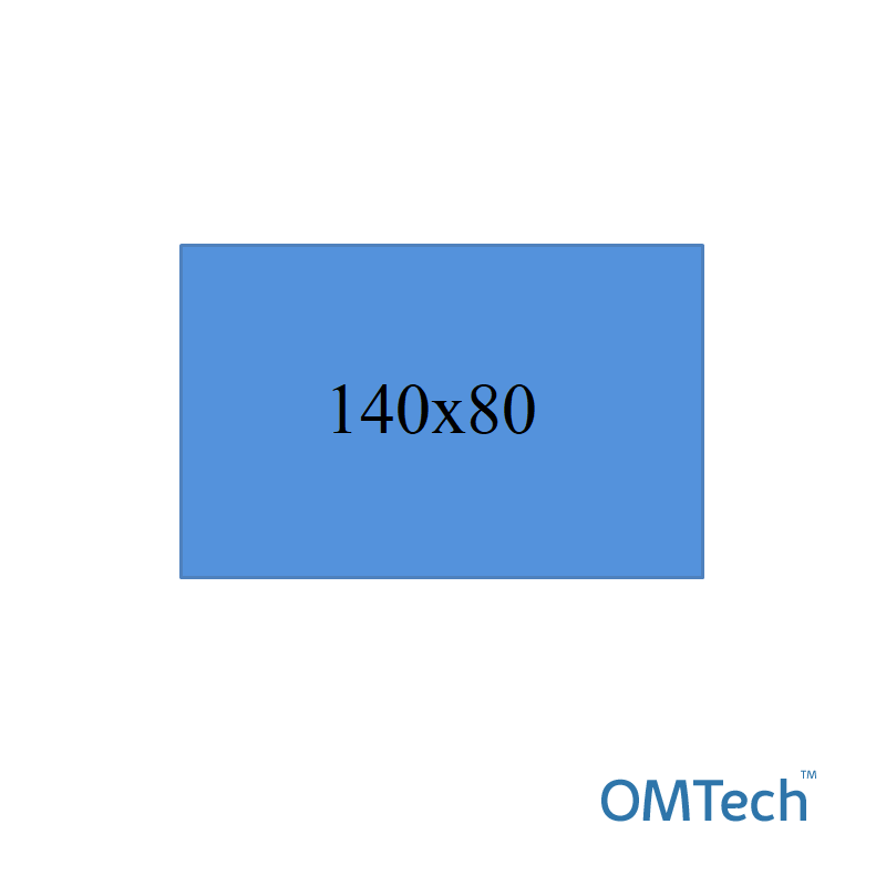 Покриття операційне OMTech™ 140см х 80см (ламінований спанбонд - 45 г/м2), стерильне